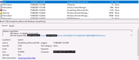 processing of group policy failed 1129.